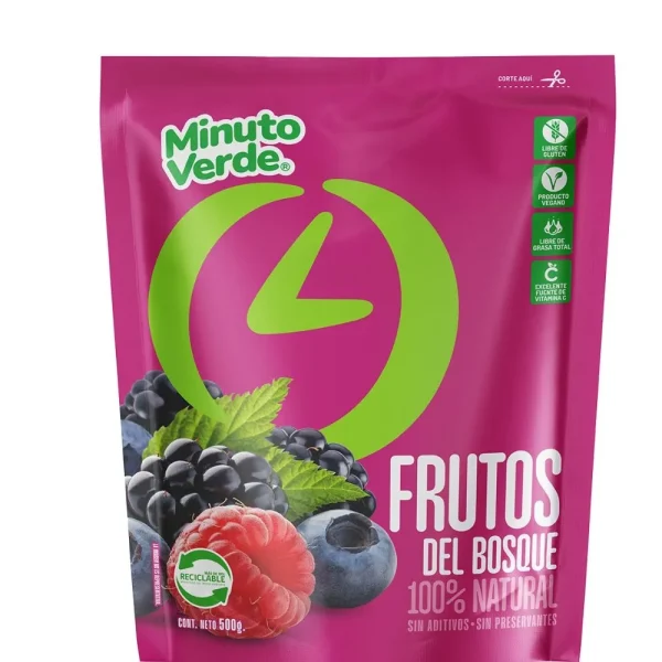 Frutos del bosque Minuto Verde 400 g